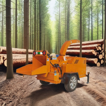 Heavy Duty 200mm Wood Crusher Chipper Machine for Hard Woods