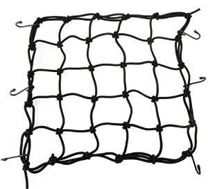 2015 New Heavy-Duty 10" Cargo Net for Motorcycles, ATVs - Stretches to 20"