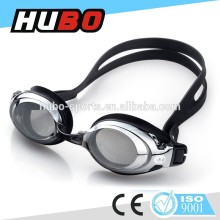 Black silicone flexible frame summer goggle anti UV protected swim glasses
