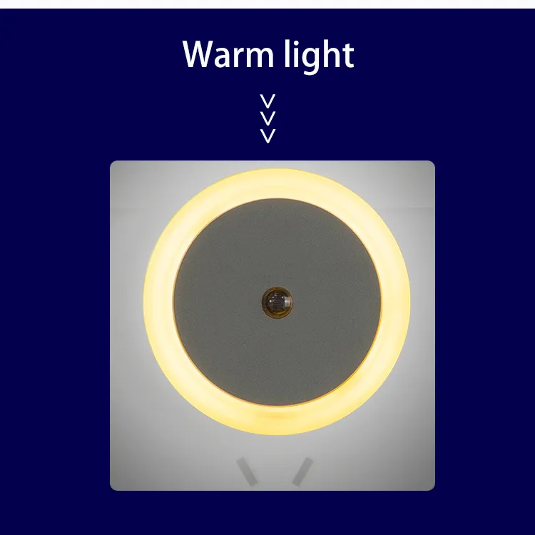 Soft Glow Mini LED Night Light with Smart Sensor for Kids′ Rooms