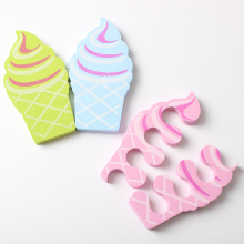 Ice Cream Style Soft Foam Toe Separators Stretcher