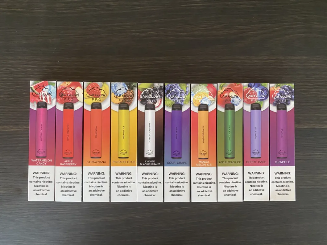 Aierbaita Air Glow PRO High End Quality Disposable E Cig 1600 Puffs Juice Oil Vape Pen