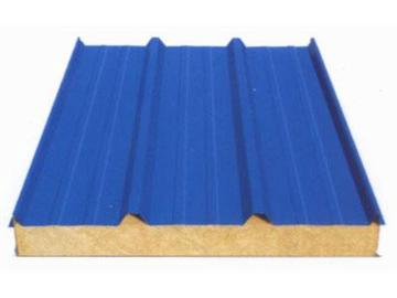 Heat preservation rock wool sandwich panel