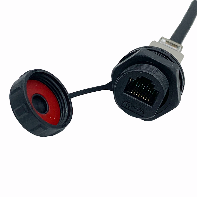 Custom RJ45 Cat 5e IP67 Waterproof Connector Cable