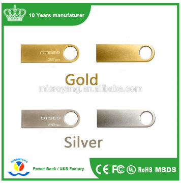 Free sample luxury stainless steel metal mini usb flash disk for Kingston