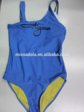 Sexy hot blue one pieces swimwear