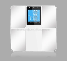 180kg Electronic Digital Multi-Function Body Fat Analyser Glass Bathroom Scale