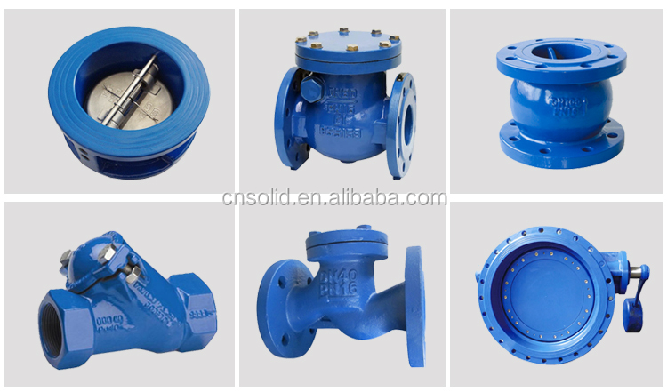 High Quality DI DN150 Rubber Non Return Wafer Type Dual Plate Check Valve