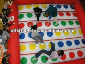 Huge inflatable twister games