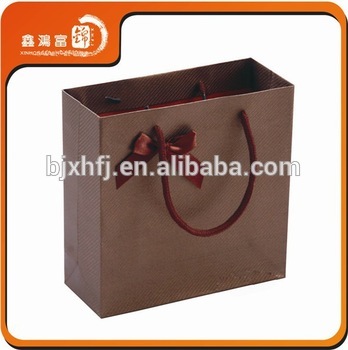 fancy custom recycled printing kraft paper bag