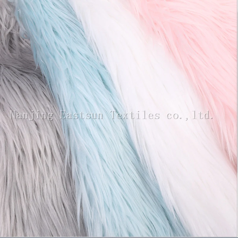 Long Hair Curly Artificial Mogolian Fur Eshp-1003