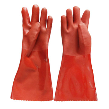 Brown Double Dipped PVC Glove 45cm