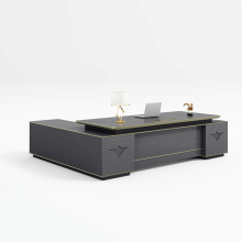 Modern Large Luxurious CEO Office Desk