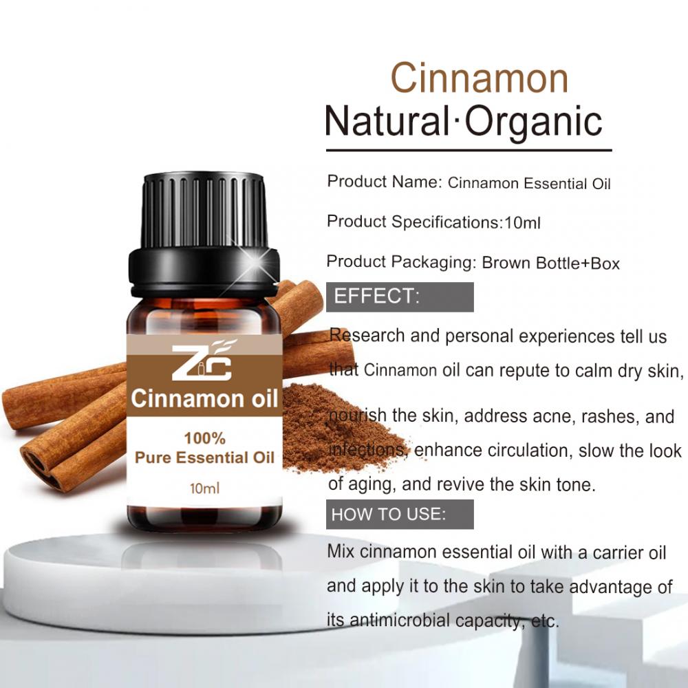 Óleo essencial de canela natural puro para massagem difusora