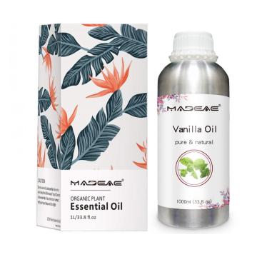 Pure Natural Vanilla Essential Oil para velas Aceite de fragancia de vainilla Aceite de vainilla Body Lotion Champú