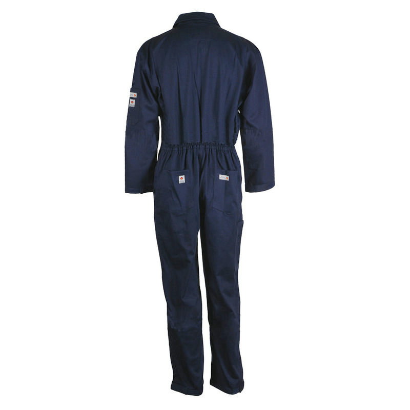 Flame retardant coverall F02B