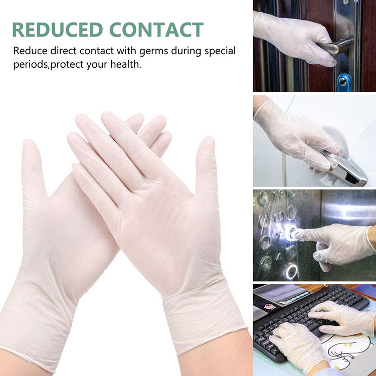 Hand Protential Pvc Medical Powder Free Vinyl gloves