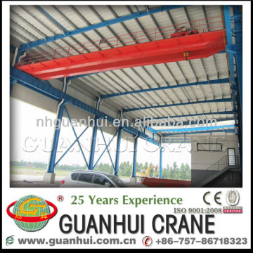 double girder eot warehouse crane with hoist trolley