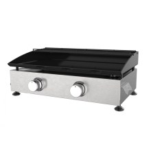 Two Burner Cast iron Gas Griddle Grill