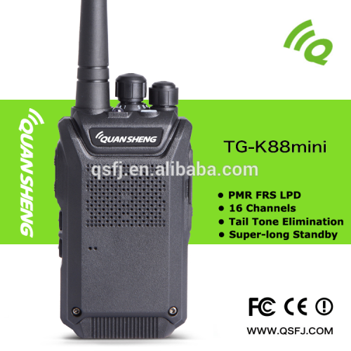 0.5W PMR two way radio walkie talkie for Europe TG-K88mini