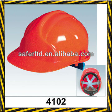 Red safety helmet for industrial, JSP safety helmet