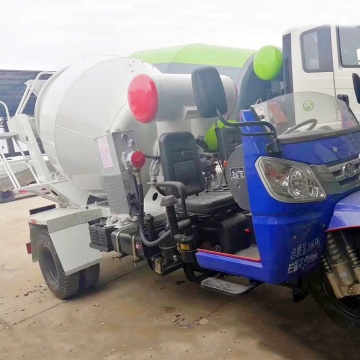 Small 6 cbm concrete tank truck