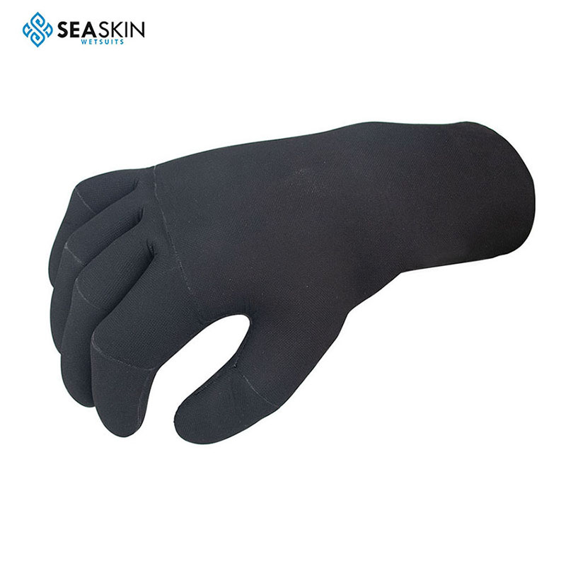 Seaskin 2024 Neuankömmlinge 6 mm benutzerdefinierte schwarze Handschuhe