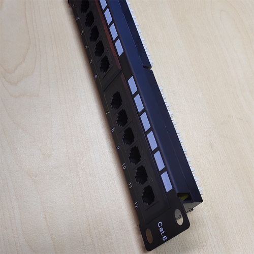 12 ports CAT6 wall mount cabinet patch panel