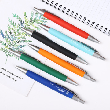 Westin Click Action Rubber Coated Pen - Affordable Hotel Ballpoint Pen