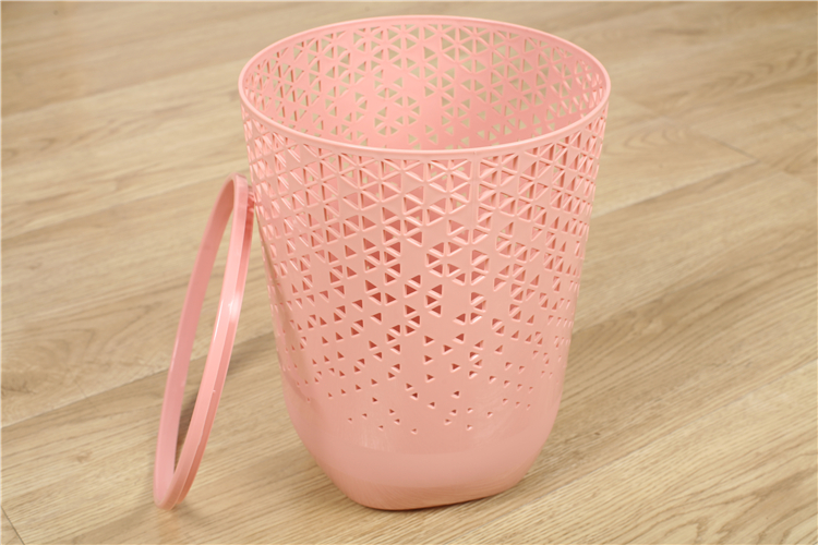 Multi-dimensional Paper Basket Indoor Plastic Waste Bins Waste Paper Garbage Basket