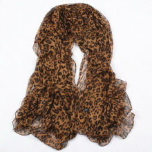 Korean Fashion Silk Wrap Hijabs Shawls of Chiffon Material