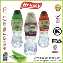 Houssy 330ml natural aloe vera drink with fresh aloe cubes