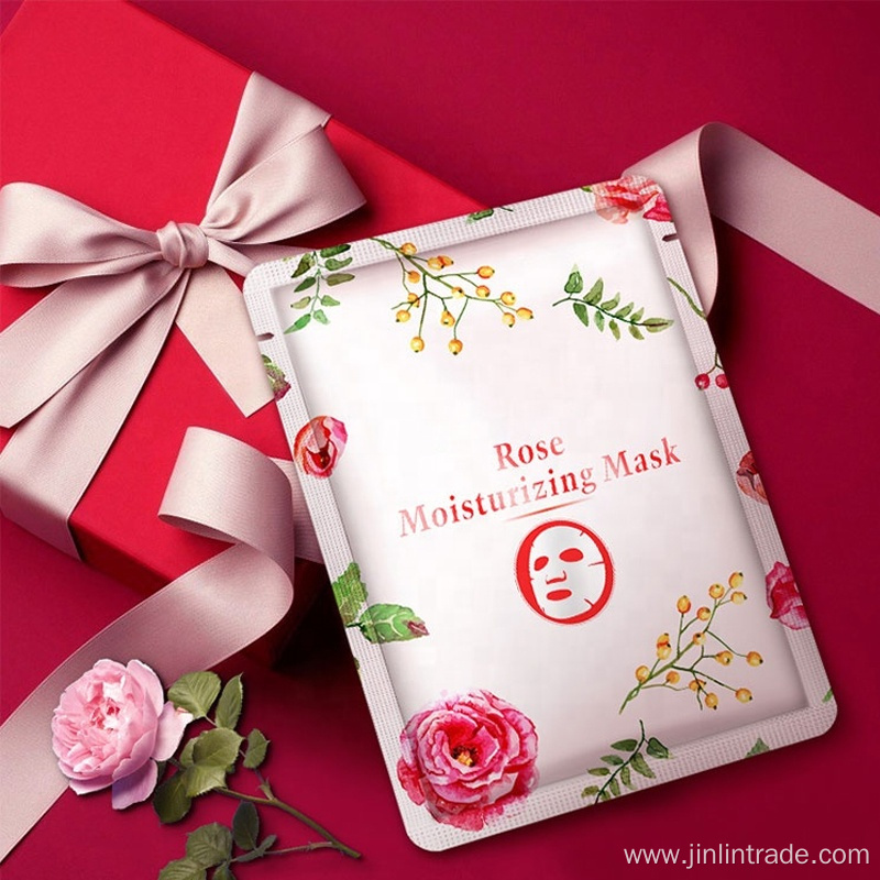 Moisturizing Firming Sheet Facial Mask Rose Face Mask