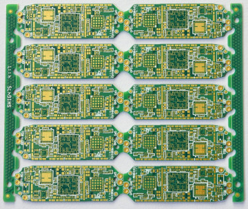 CNC+V-cut outline printed circuit boards