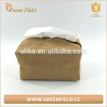 wholesale washable kraft paper tissue case,new style washable kraft paper tissue case