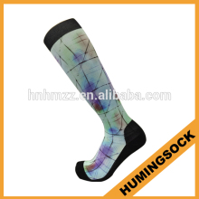 Knee High Graduated Compression Printed Socks