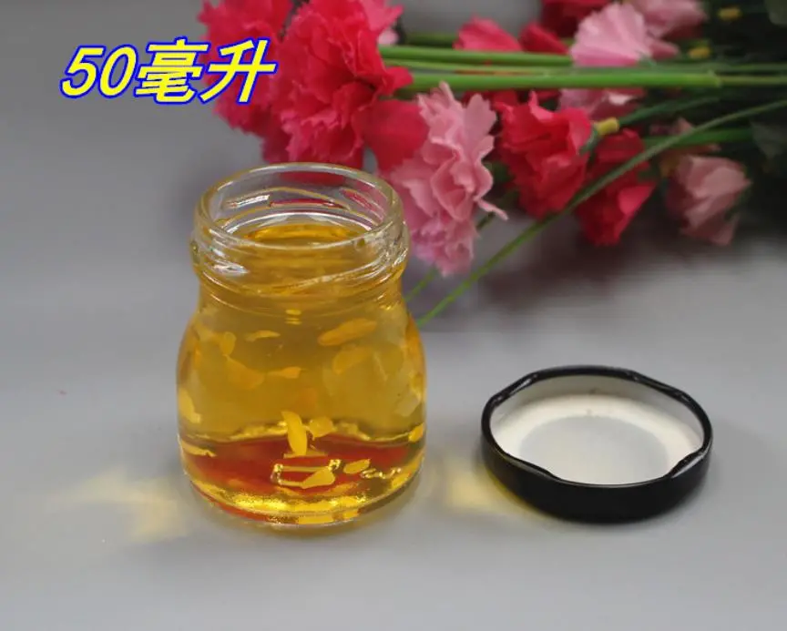 Hot Sell Glass Honey Pickles Jam Beans Sesame Grain Jar for Daily Useful.