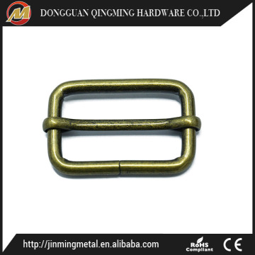 Avoid discoloration oem square metal buckle ring