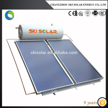 separated and pressurized solar water heater