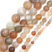 Alibaba jewelry making raw material natural loose multicolor moonstone gemstone bead strand for selling with high quality