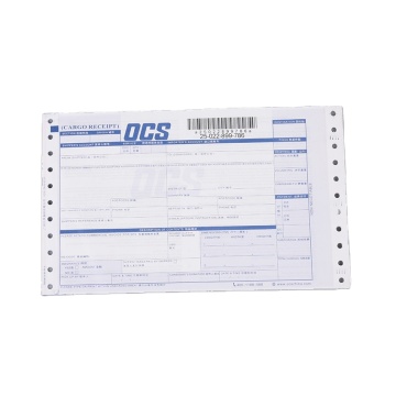 Custom Printed Carbon-less Paper Parcel Notes Airway Bill