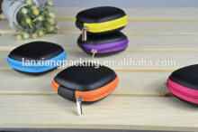 EVA Earphone Pouch With Zipper,Snakeskin Grain EVA Sunglasses Case