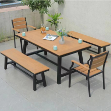 Hot Selling Outdoor Garden Bench and Dining Table Set