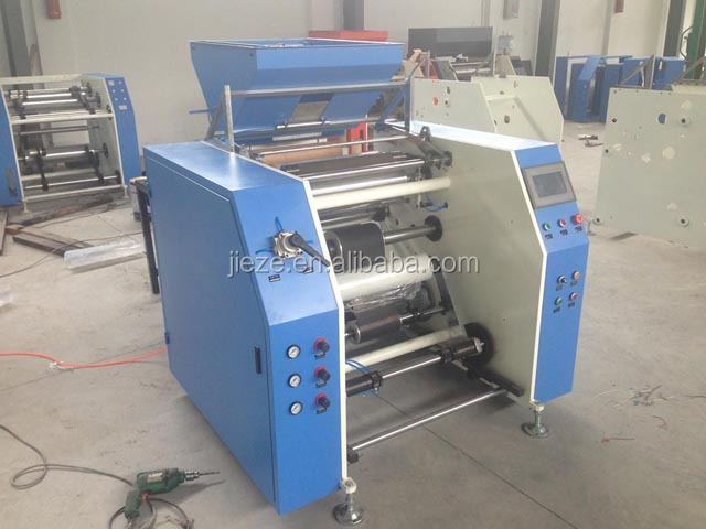 automatic stretch film rewinder machine