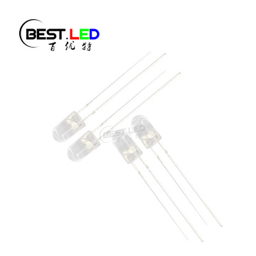 Super Bright 5mm Amber Yellow LED without Collar