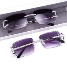 Moissanite Iced Out Custom Sunglasses