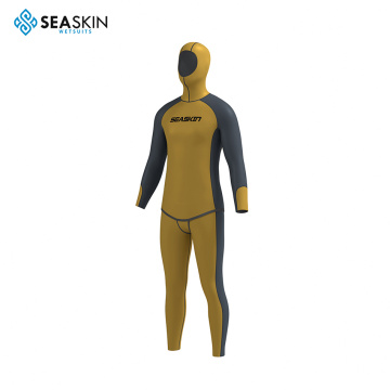 Seaskin Two Piece Wetsuit ชุดดำน้ำแบบกำหนดเองของผู้ชาย