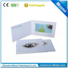 Crazy selling video greeting card best price 4.3inch usb digital video brochure