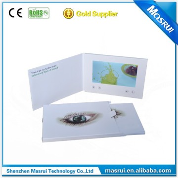 Top sale lcd video greeting card & greeting video card