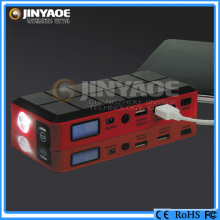LCD Display 3USB 14000mAh jumpstart powerbank car with flash light